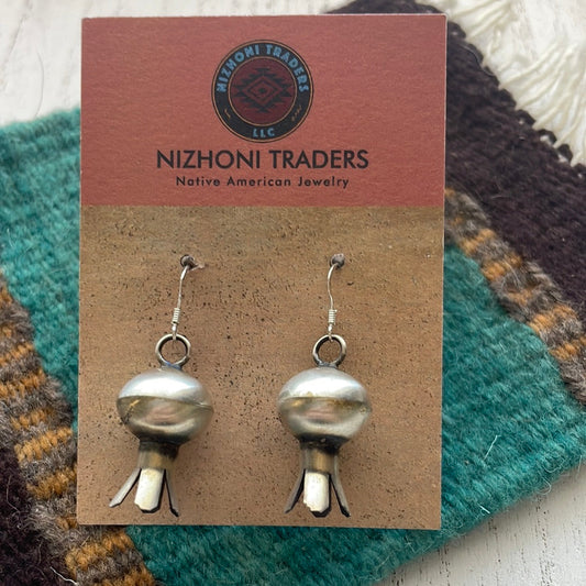 Handcrafted Sterling Silver Blossom Dangles