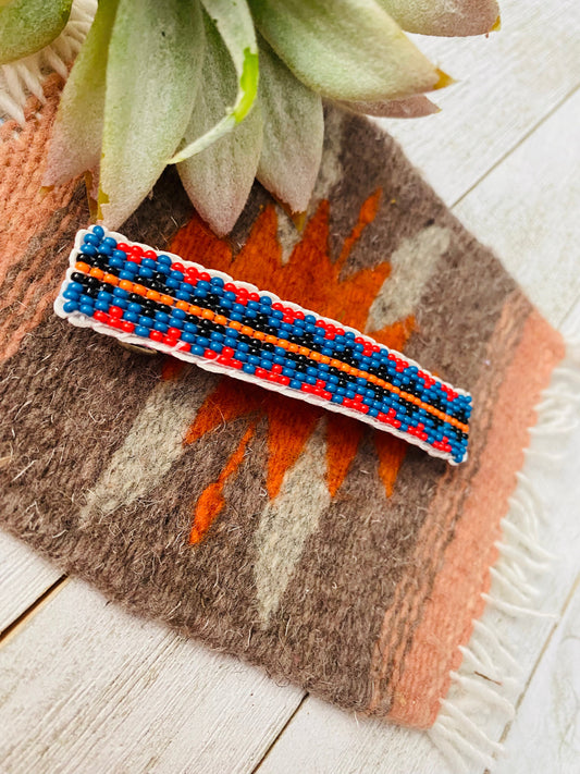 Handcrafted Handmade Beaded Barrette