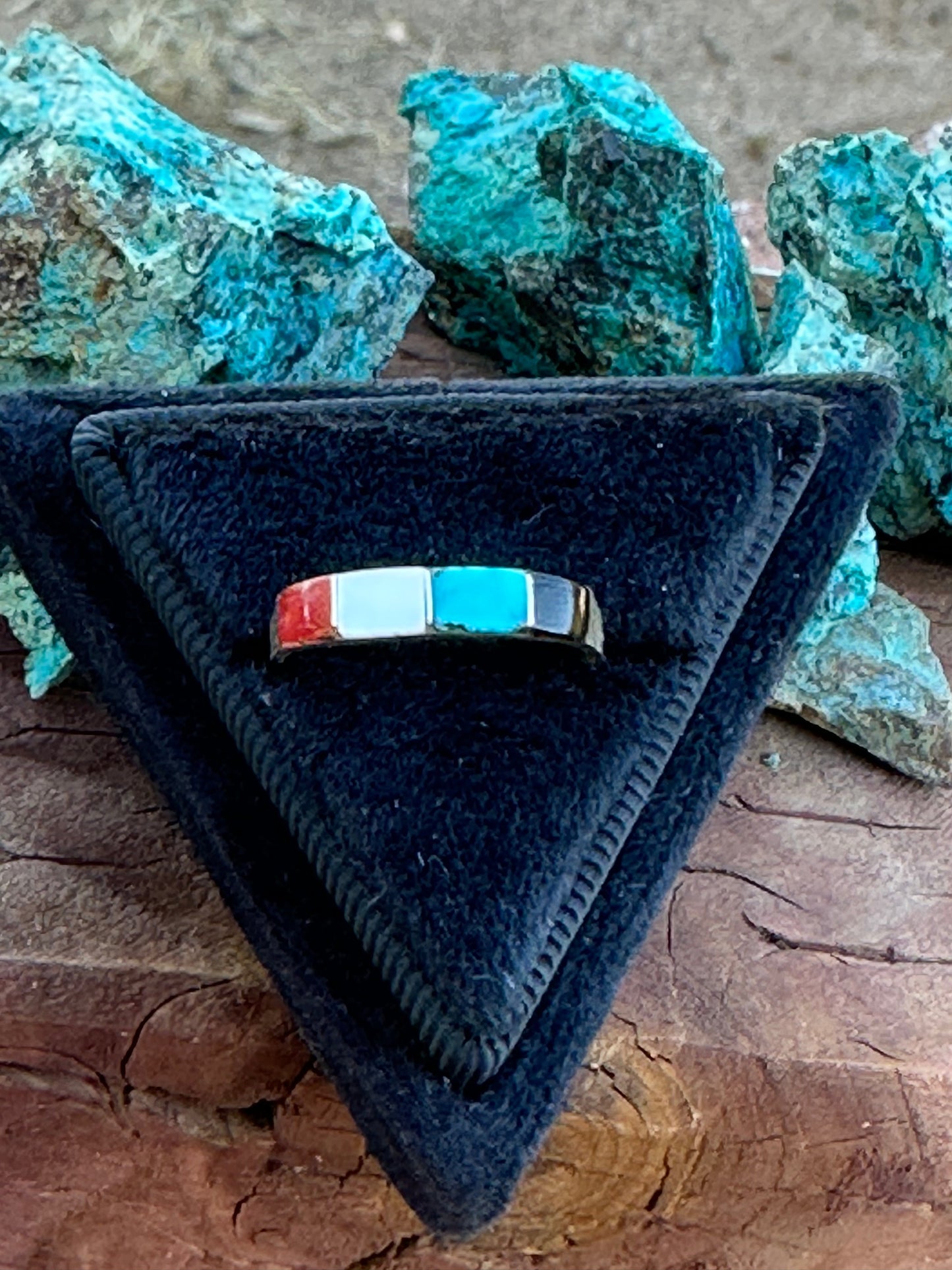 Handcrafted Sterling Silver Multistone Stacker Band