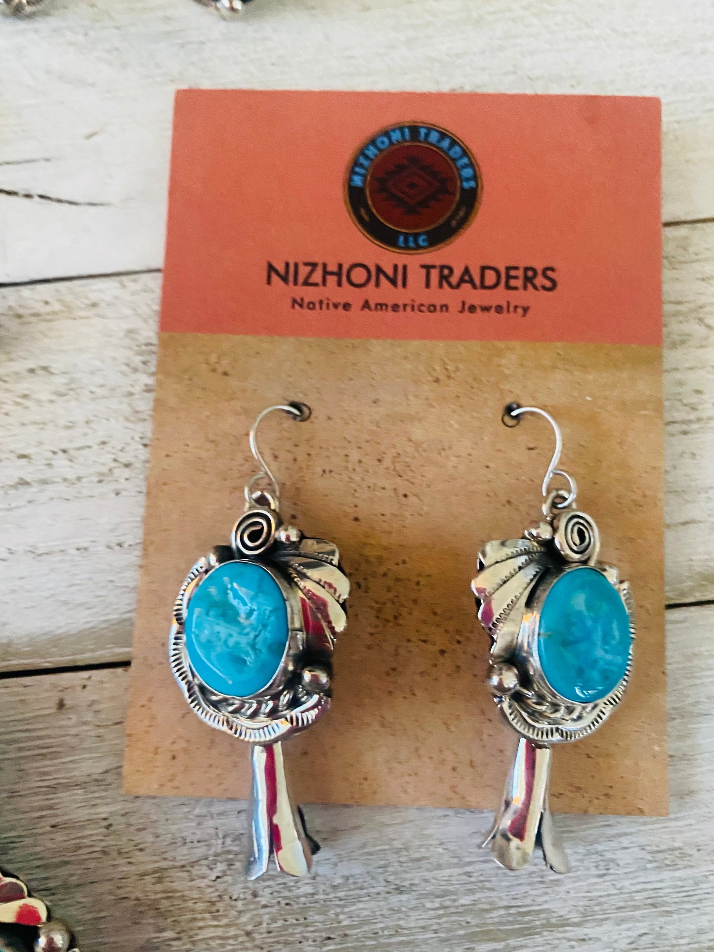Handcrafted Kingman Turquoise And Sterling Silver 6 Piece Set