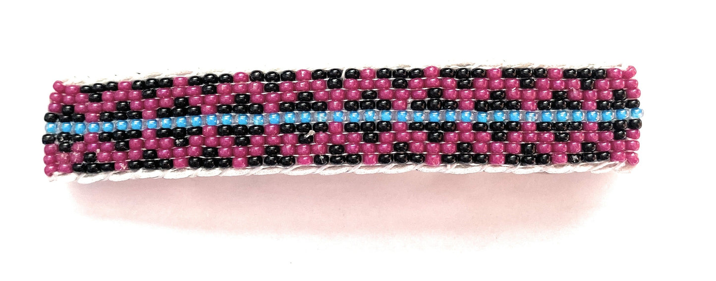 Handcrafted Handmade Beaded Barrette