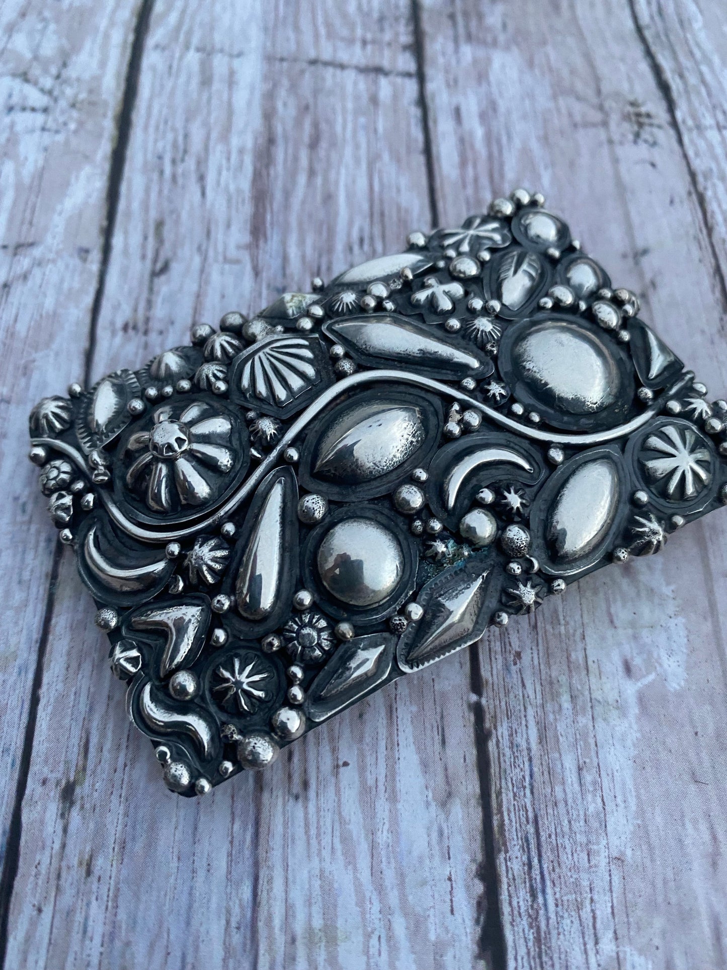 Ronnie Willie Sterling Silver Belt Buckle