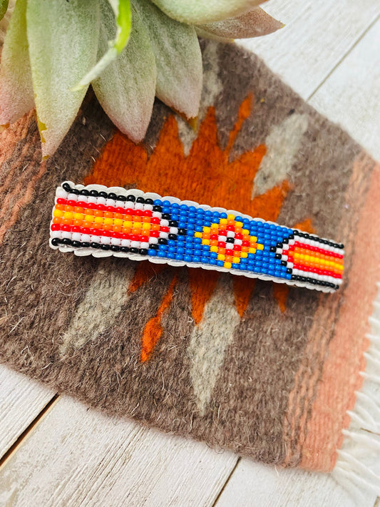 Handcrafted Handmade Beaded Barrette