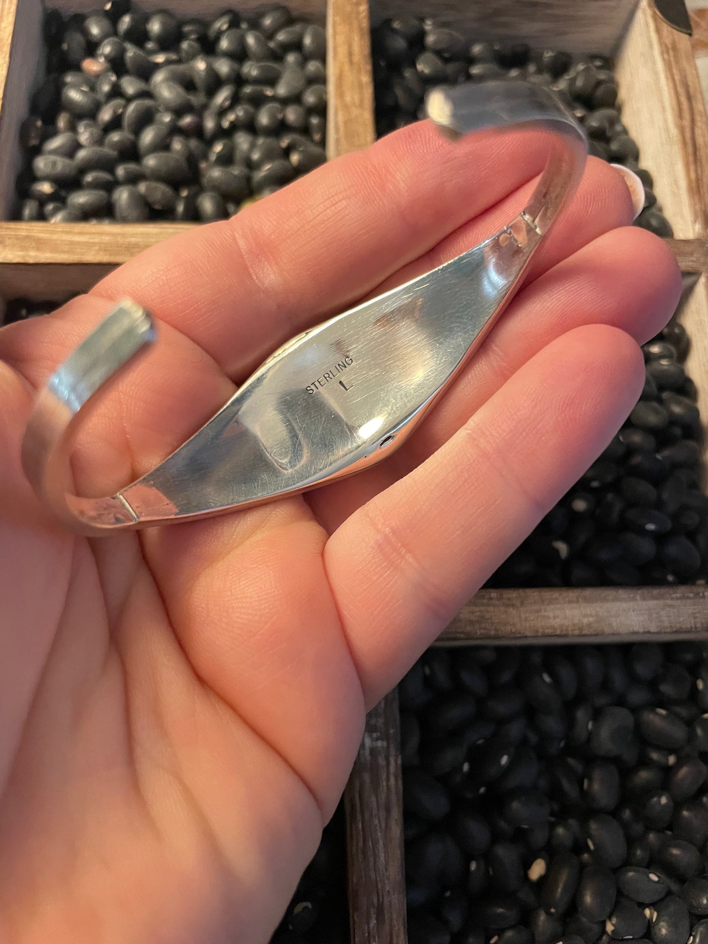 Handcrafted Sterling Silver, Spiny, & Turquoise Cuff Bracelet
