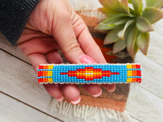 Handcrafted Handmade Beaded Barrette