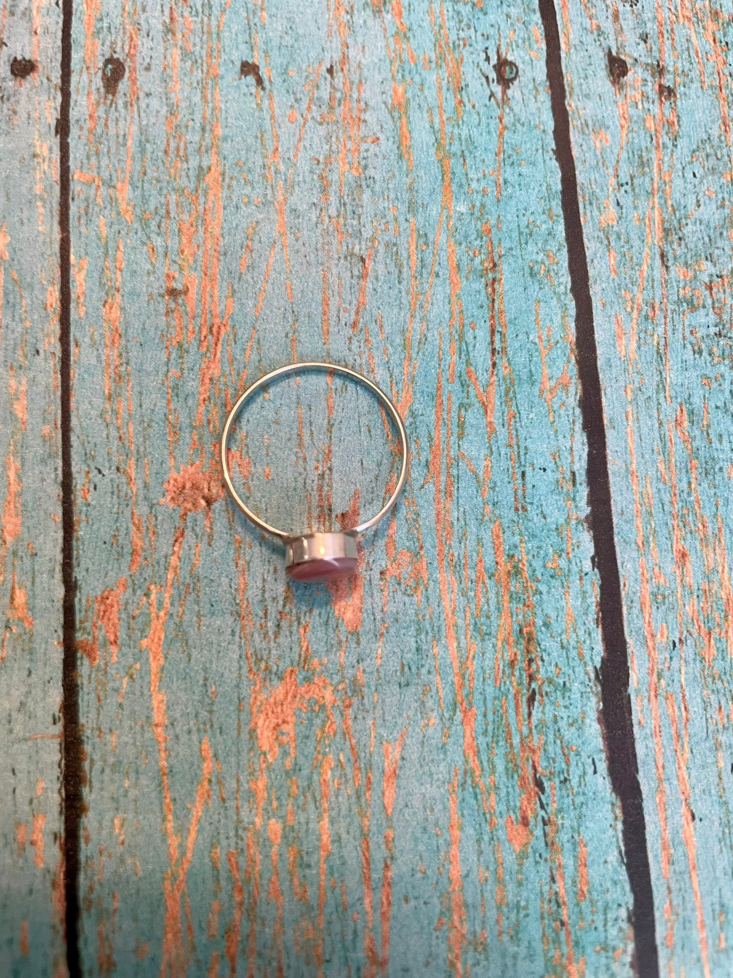 Handcrafted Clear Topaz Stone & Sterling Silver Ring