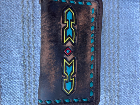 Handmade Brown Leather Wallet