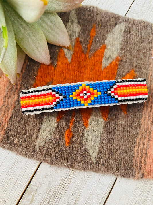 Handcrafted Handmade Beaded Barrette