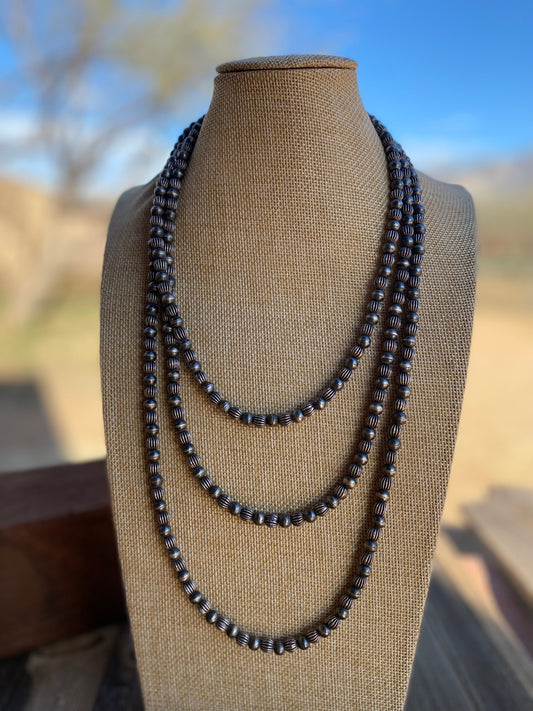 Custom 6mm Handcrafted Pearl Style 70 inch beads