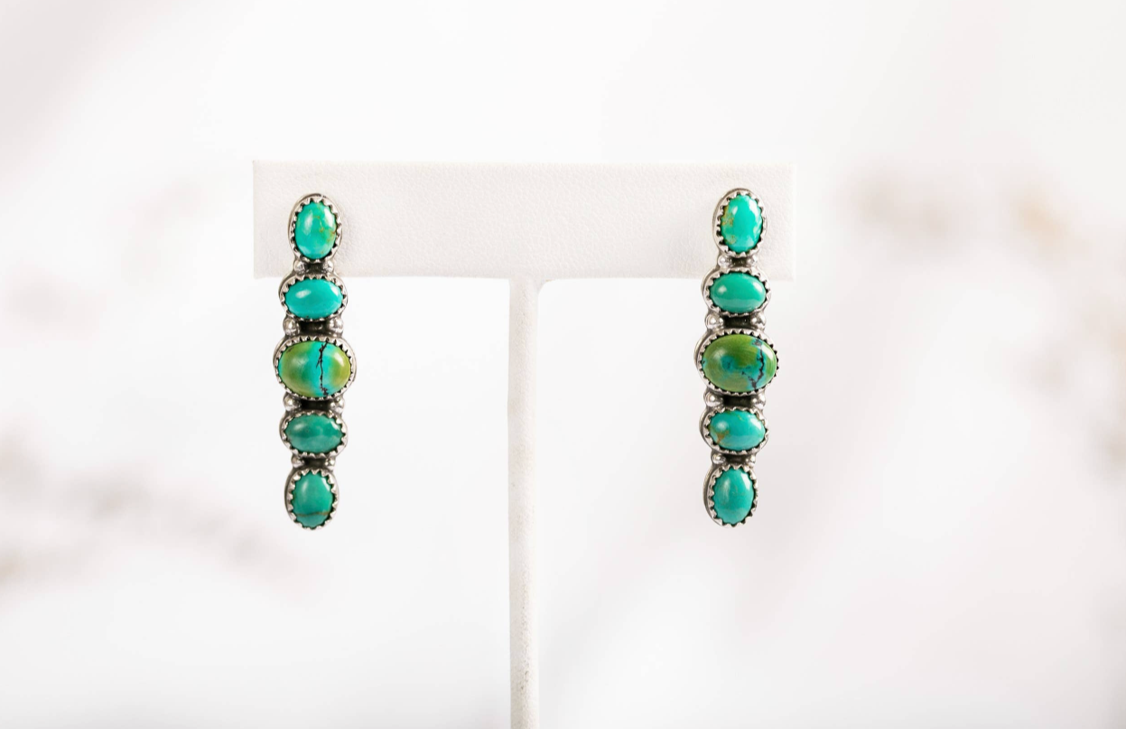 Genuine Turquoise Earring Preorder 514