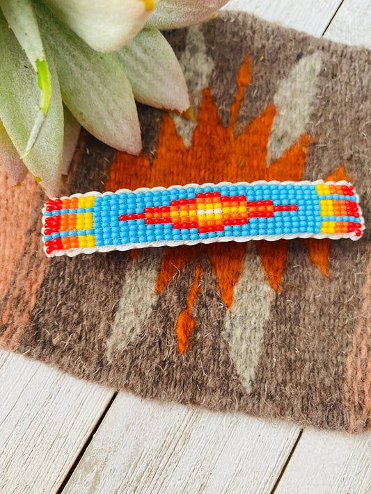 Handcrafted Handmade Beaded Barrette