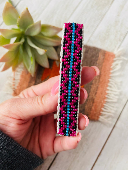 Handcrafted Handmade Beaded Barrette