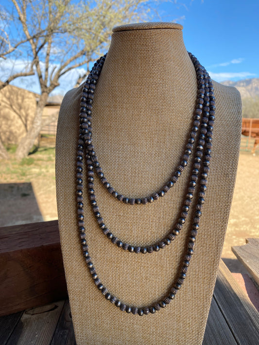 Custom 6mm Handcrafted Pearl Style 70 inch beads