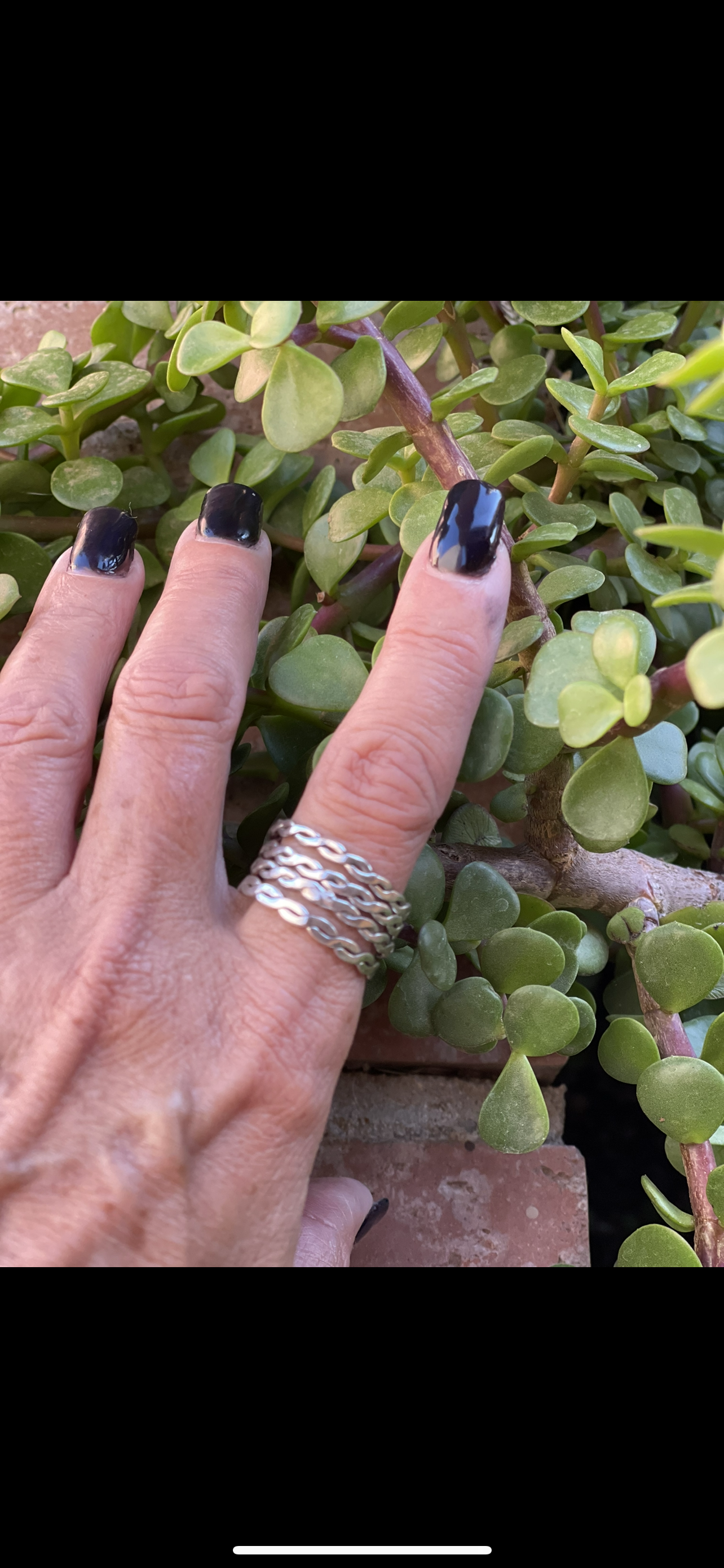 Handcrafted Sterling Silver Wave Stacker
