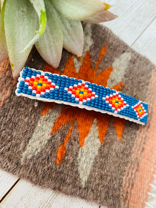 Handcrafted Handmade Beaded Barrette
