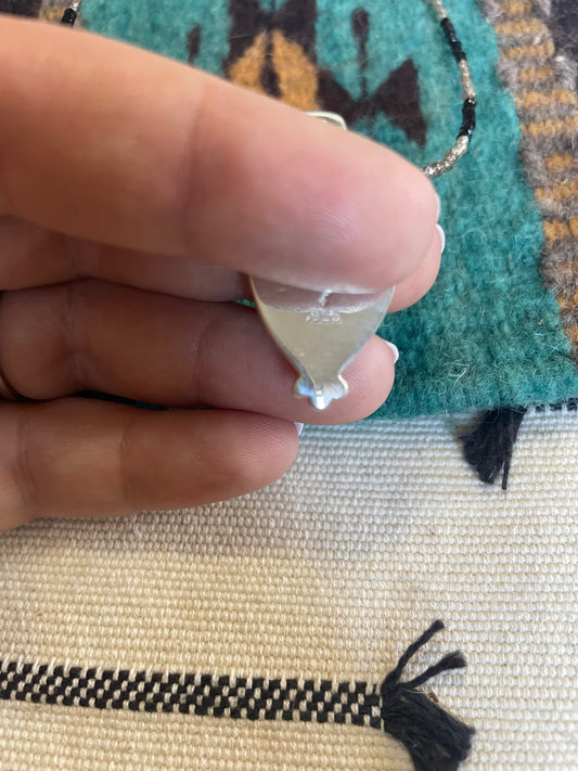 Handcrafted Multi Stone Inlay & Sterling Silver Pendant