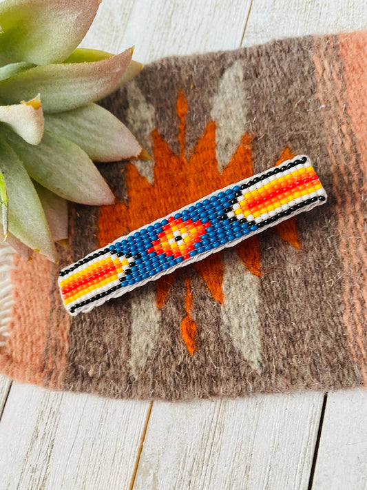 Handcrafted Handmade Beaded Barrette