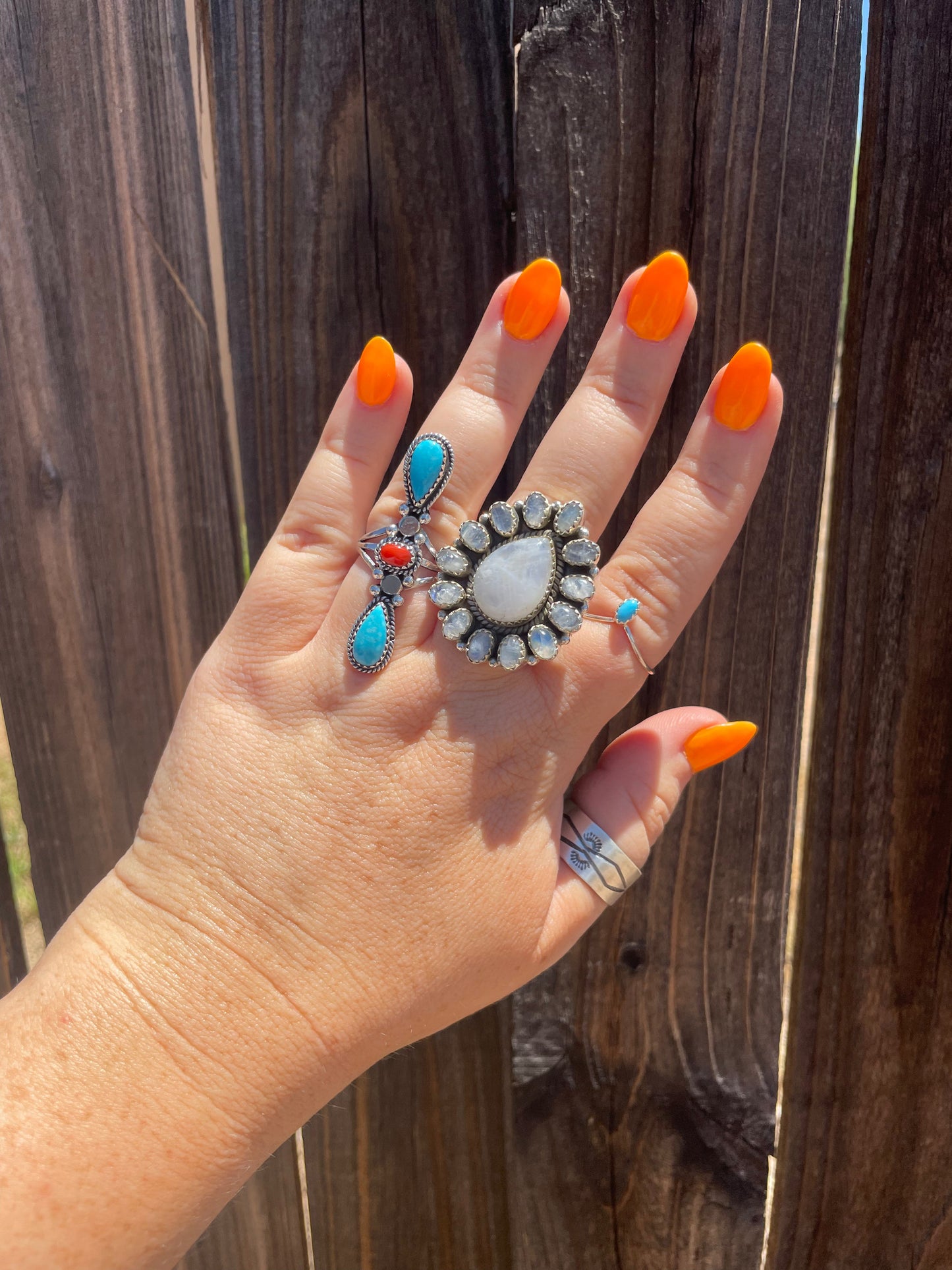 Handcrafted Sterling Silver Hand-stamped Ring Band
