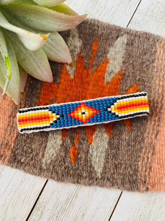 Handcrafted Handmade Beaded Barrette