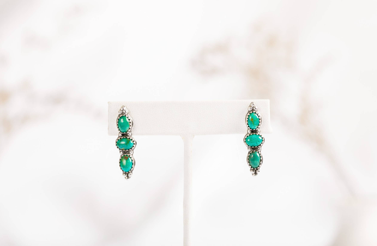 Genuine Turquoise Earring Preorder 512
