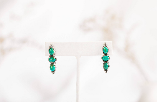 Genuine Turquoise Earring Preorder 512