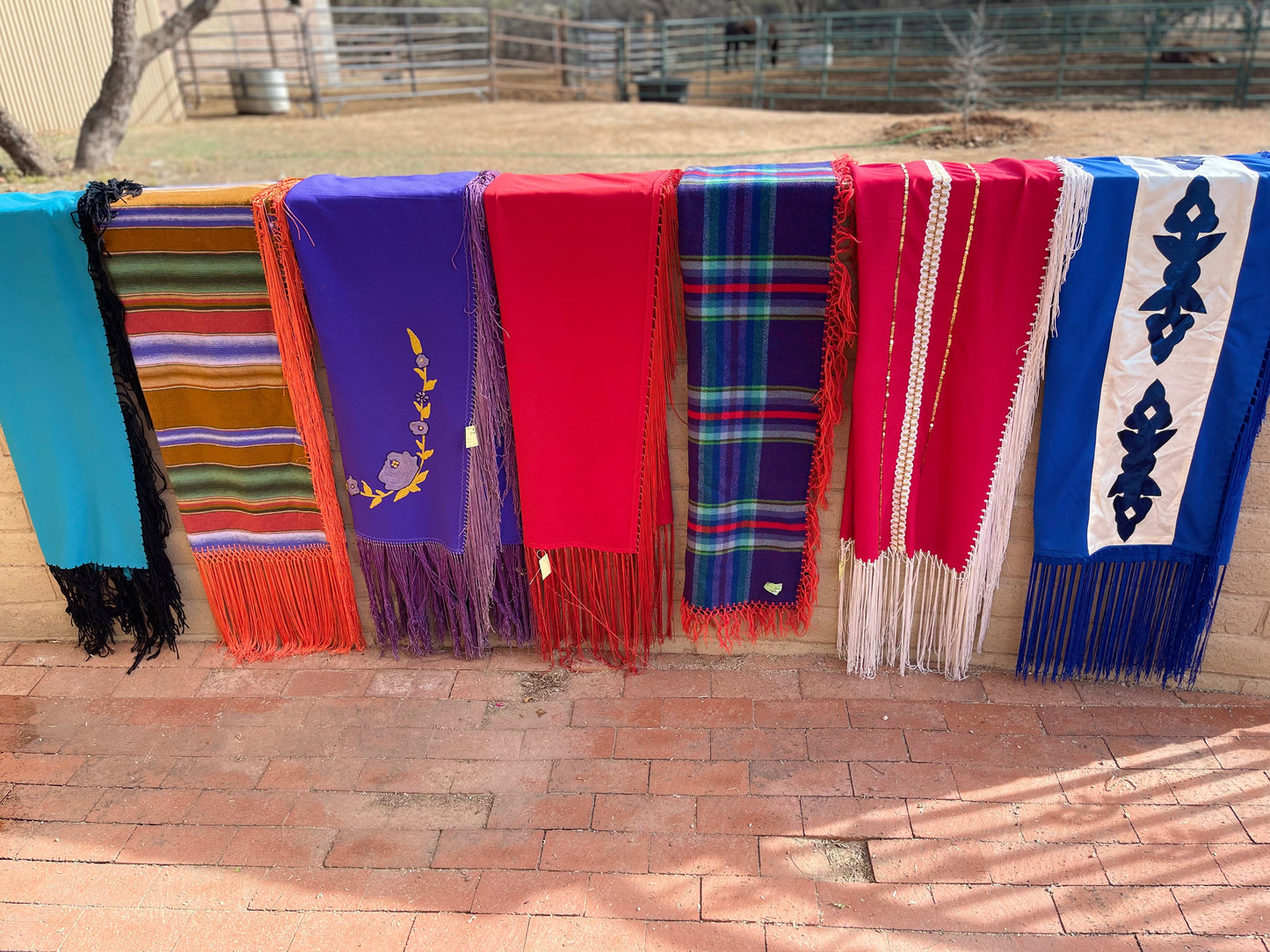 Handcrafted Old Pawn Red Vintage Blanket