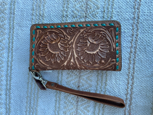 Handmade Brown Leather Wallet