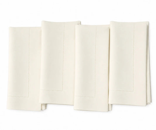 Ivory Cotton Napkins