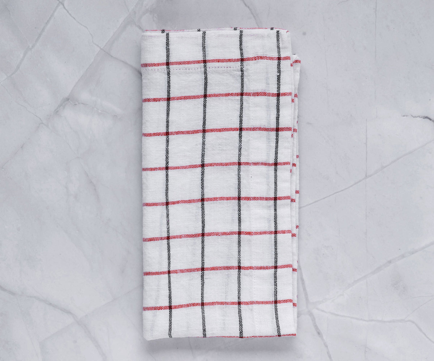 Red and Black Napkins