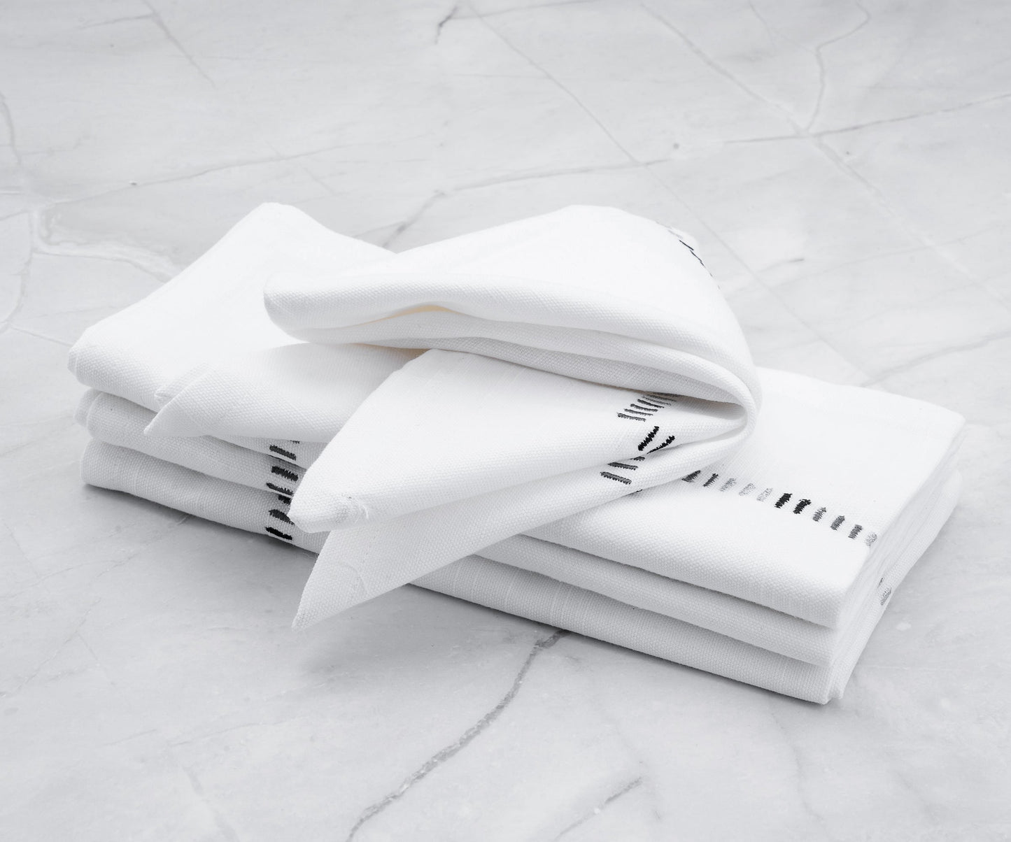 Embroidered Dinner Napkins - Harmonie Napkins