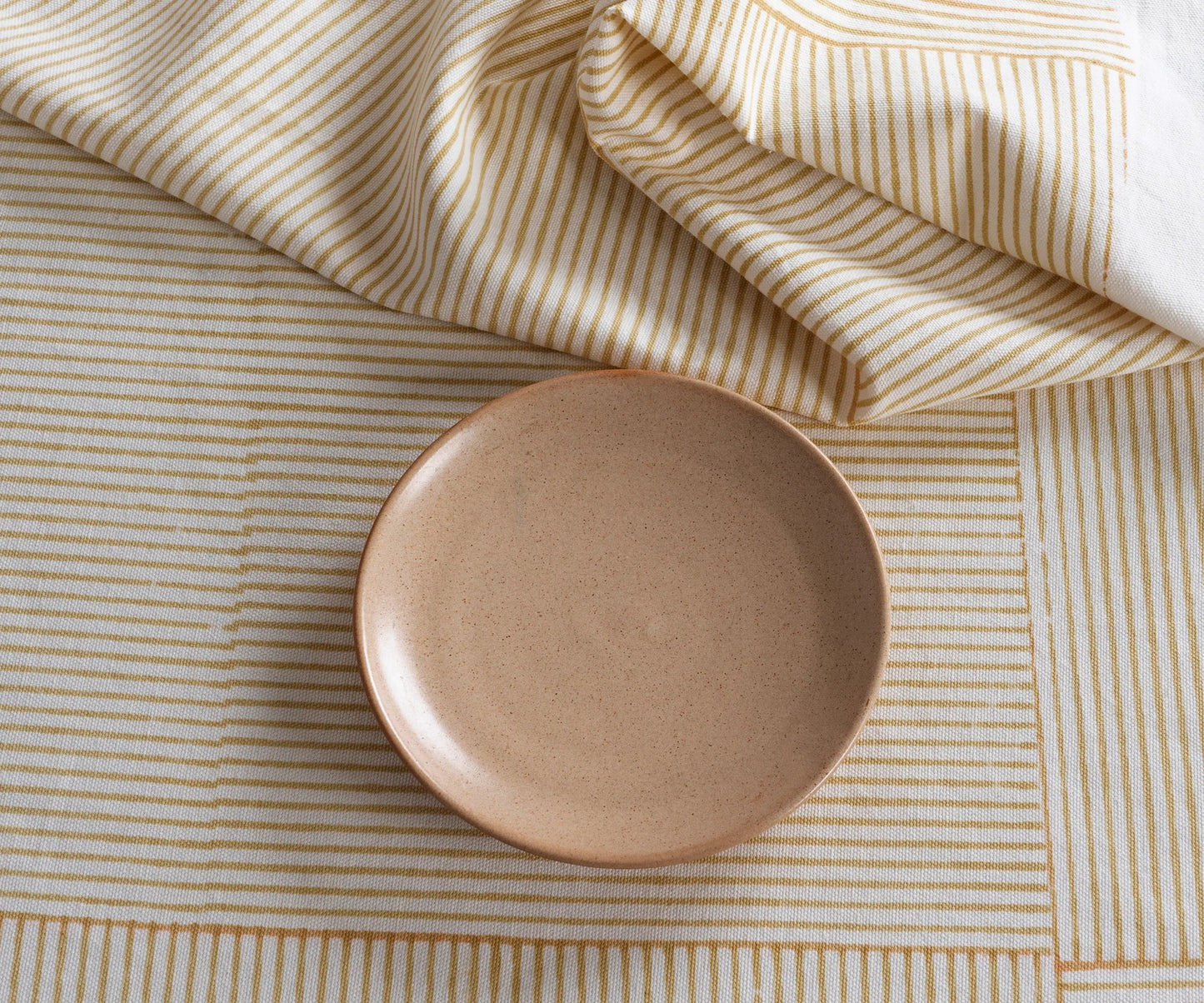 Printed Tablecloth - Beige