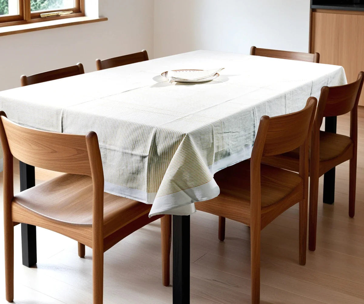 Printed Tablecloth - Beige