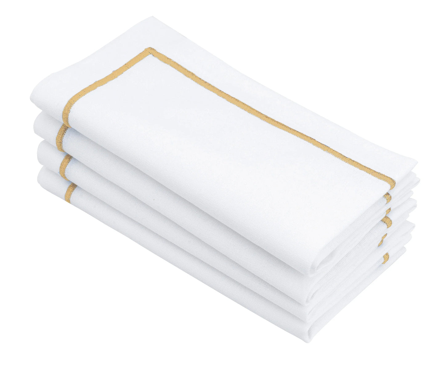 Dinner Napkins - White Cotton Napkins