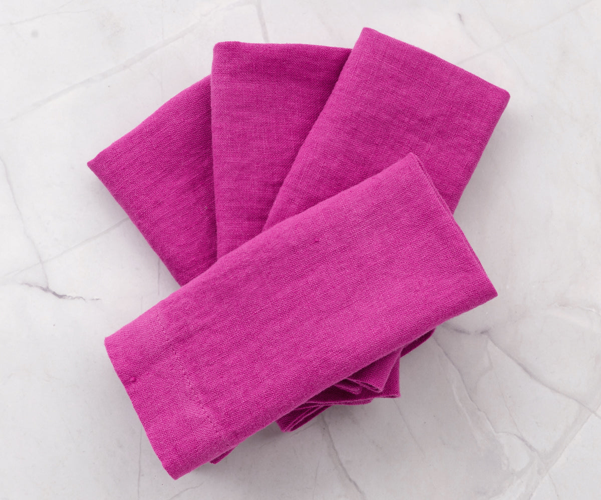 Cocktail Napkins - 100% Pure Linen