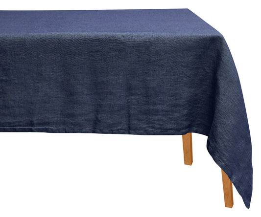Plain Linen Rectangle Tablecloth