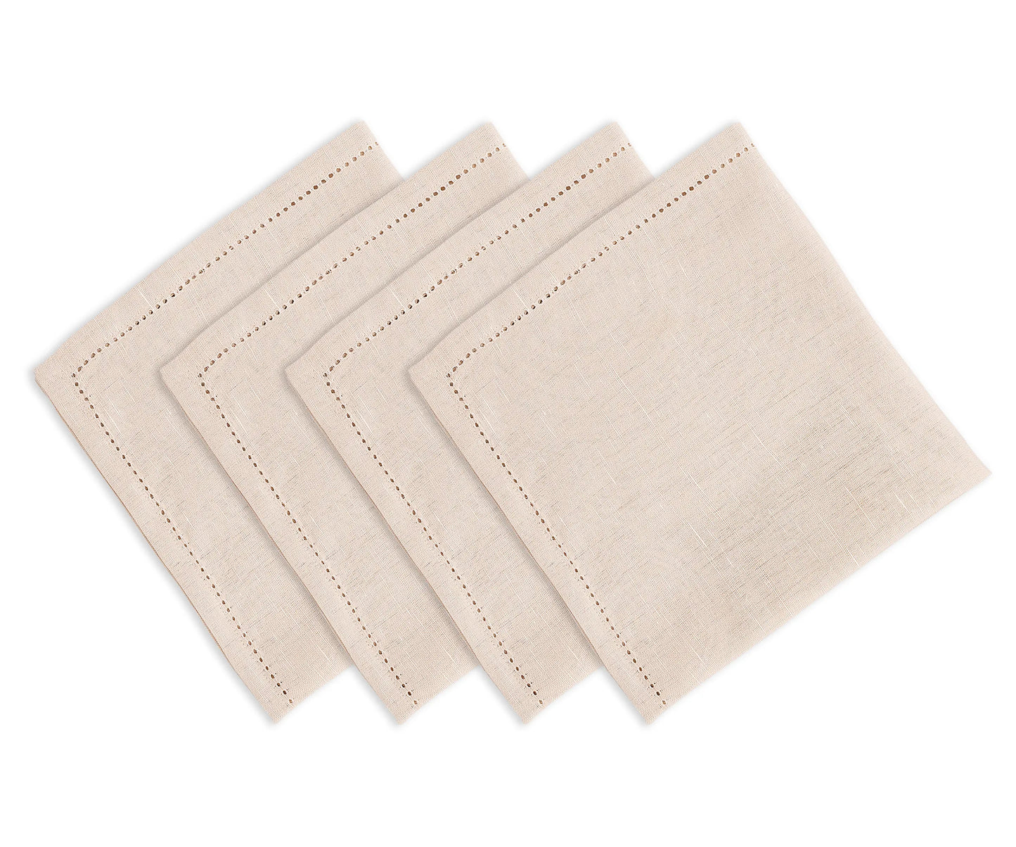 Hemstitched Napkins - Natural