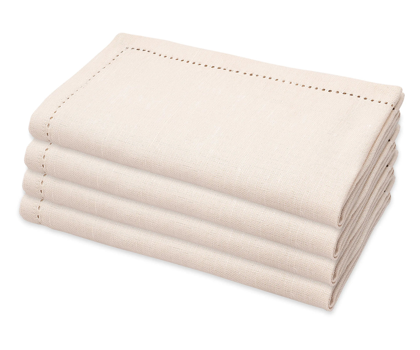 Hemstitched Napkins - Natural
