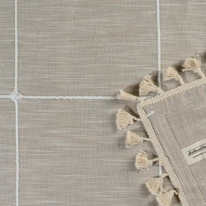 Tassel Tablecloth - Bohemian Tablecloth