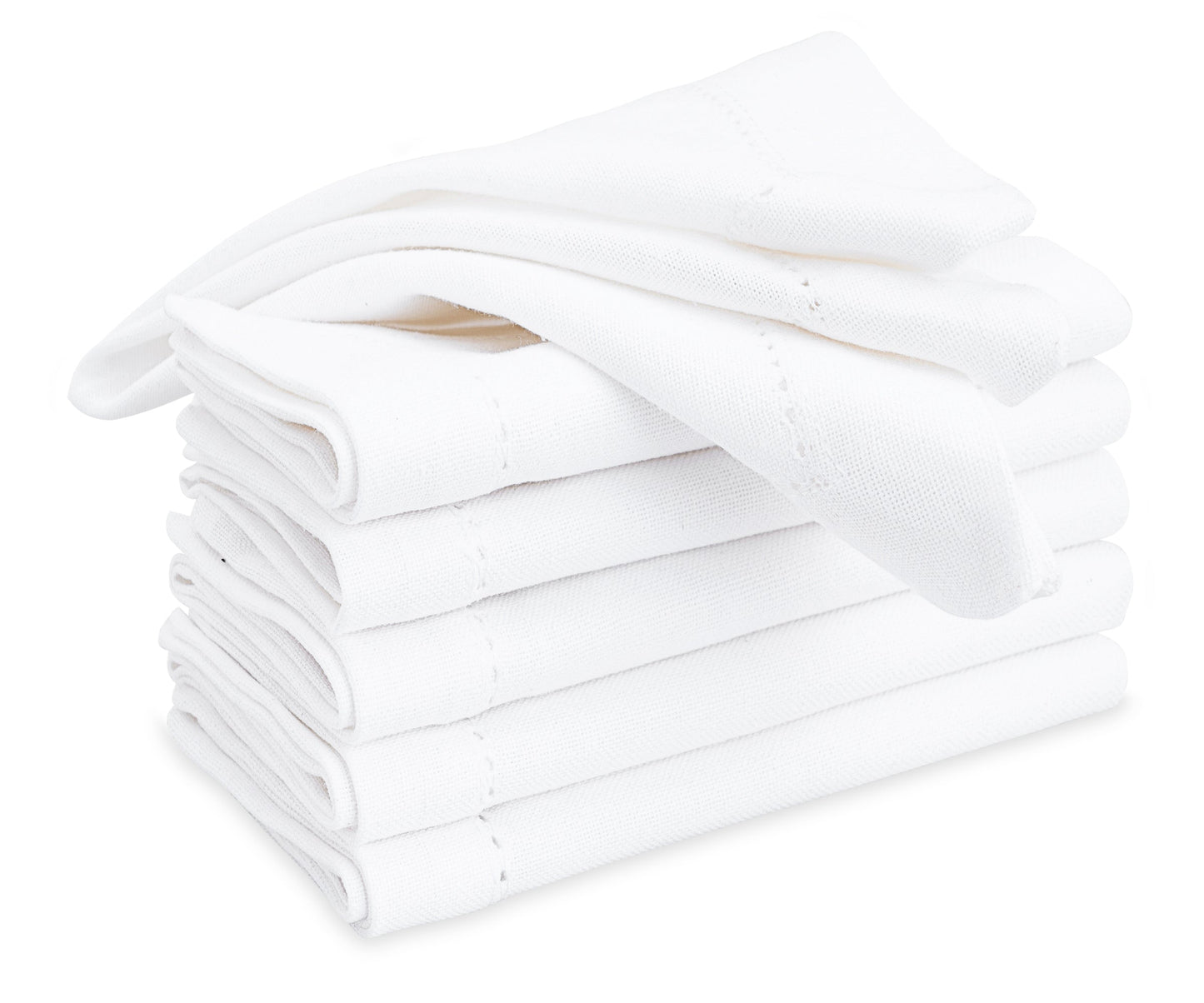 White Cocktail Napkins - 10 Inch Napkins