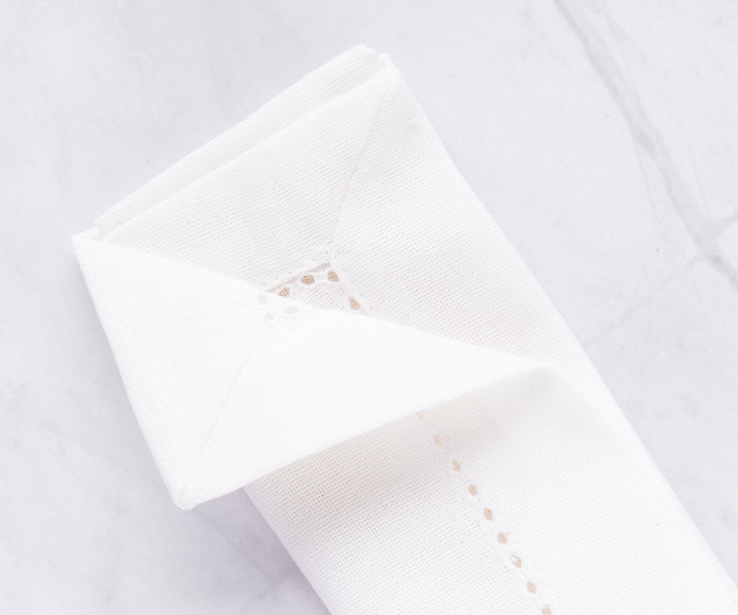 White Cocktail Napkins - 10 Inch Napkins