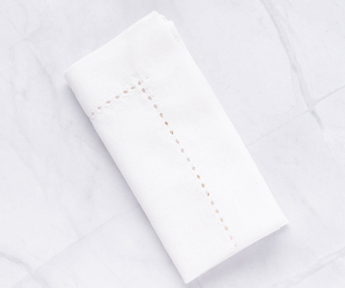 White Cocktail Napkins - 10 Inch Napkins