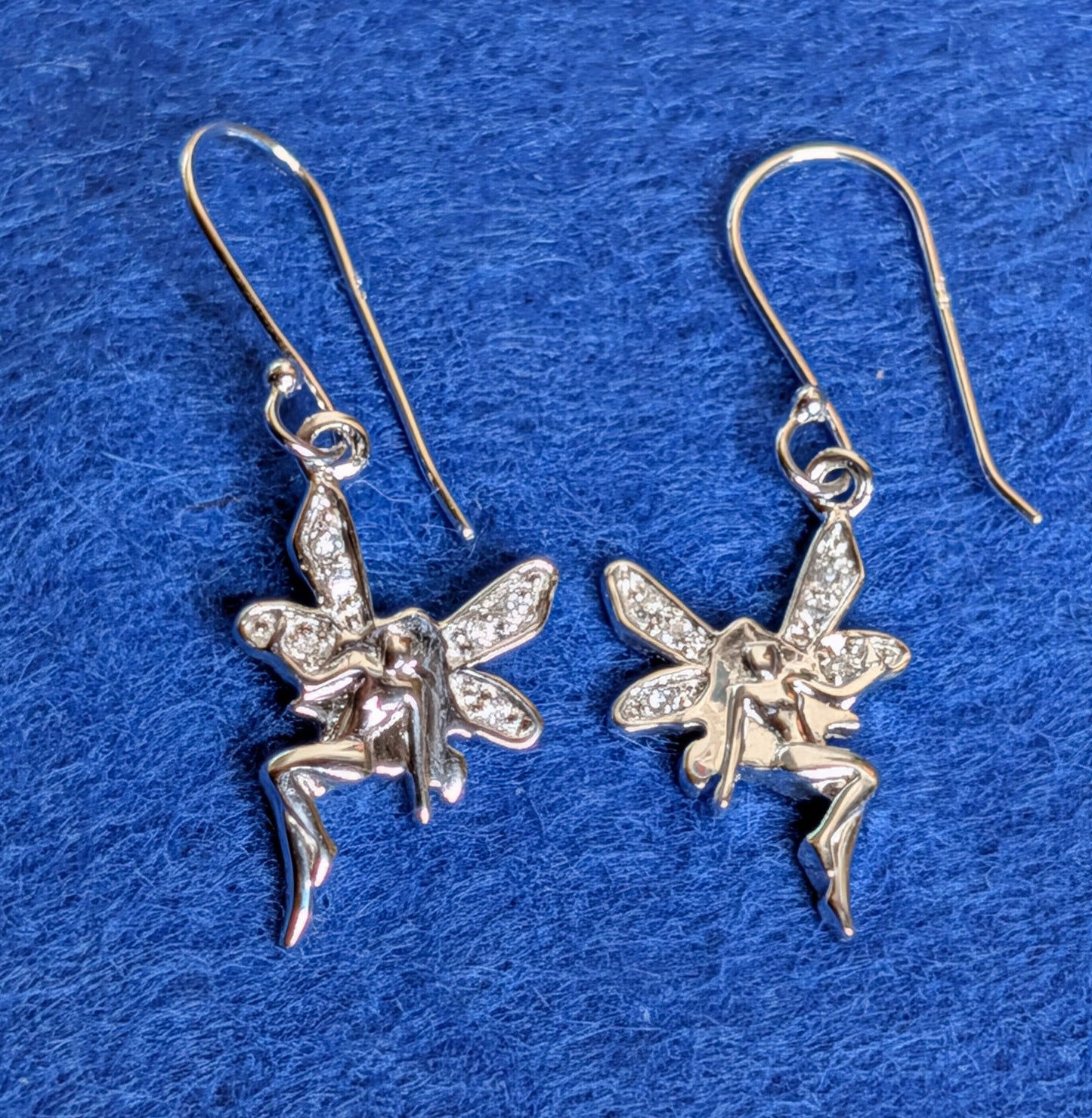 Fairy CZ & Sterling Silver Earrings