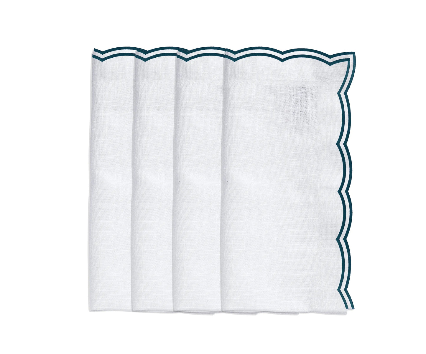 Green Napkins Cloth - Embroidered