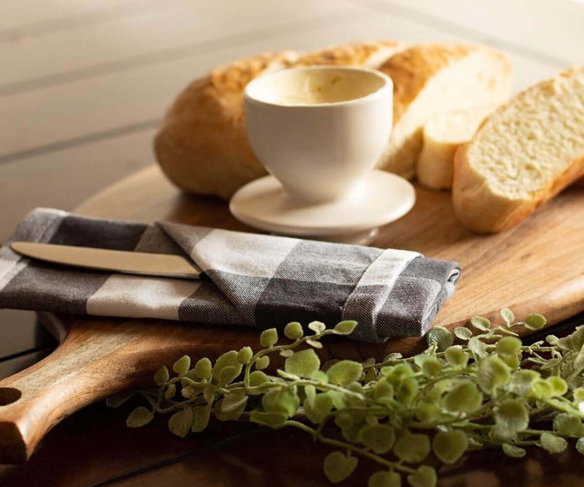 Cotton Napkins - Plaid Cloth Napkins