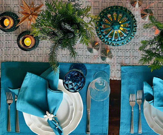 Dark Blue Napkins