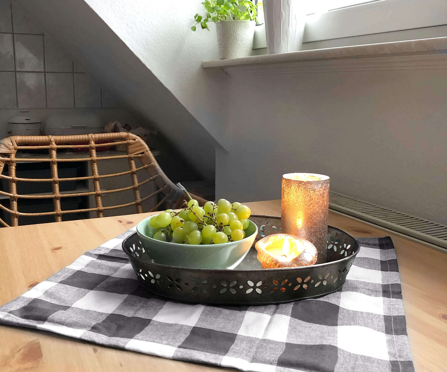 Cotton Napkins - Plaid Cloth Napkins
