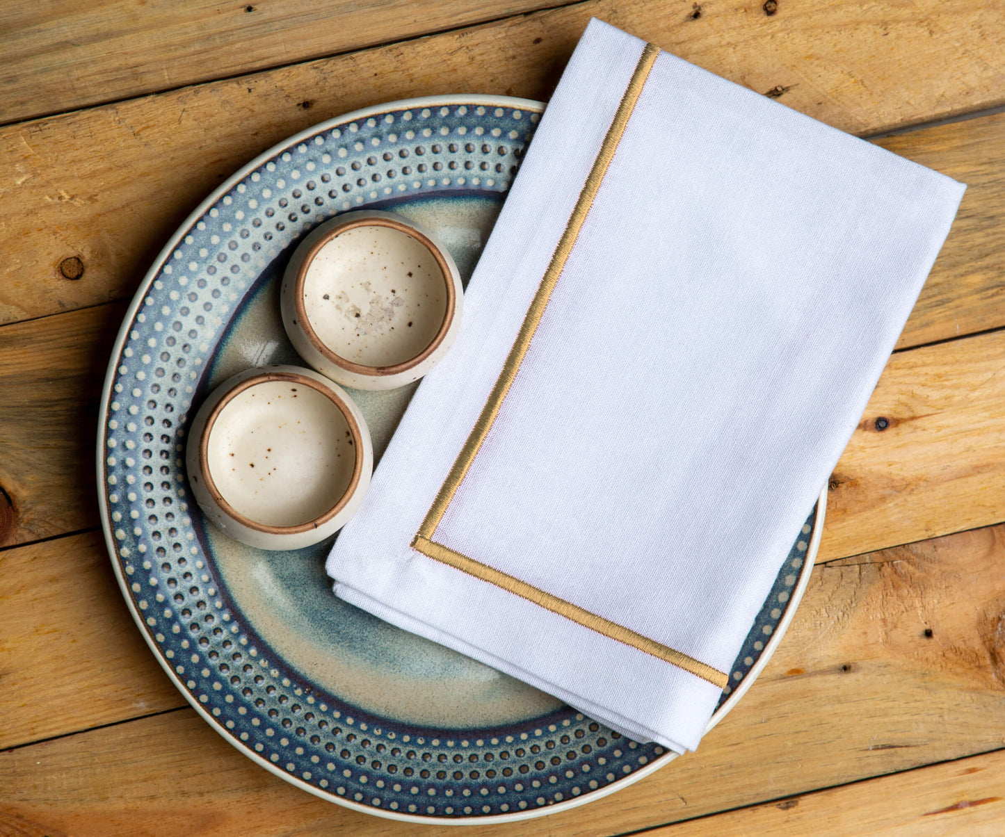 Dinner Napkins - White Cotton Napkins