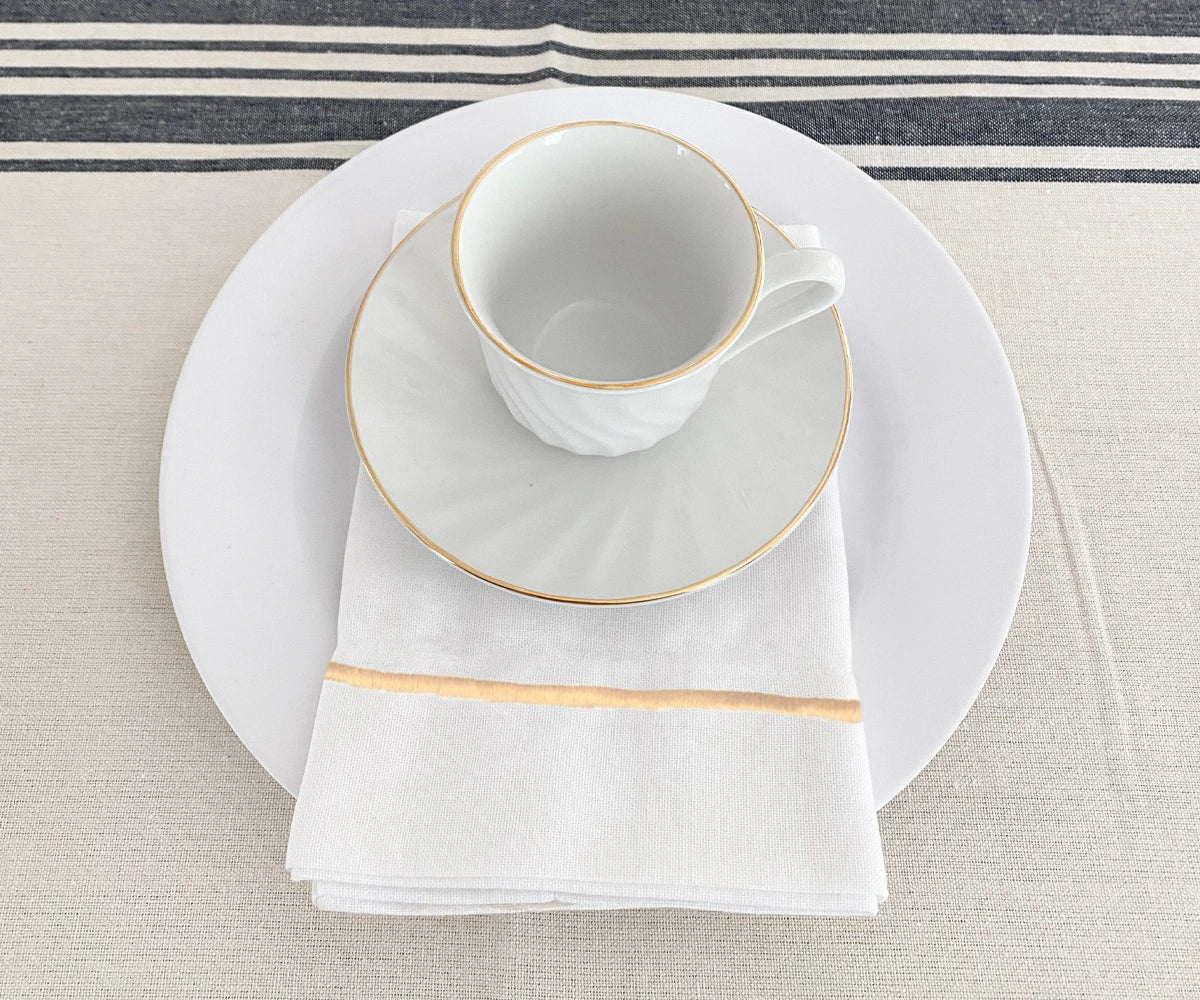 Dinner Napkins - White Cotton Napkins