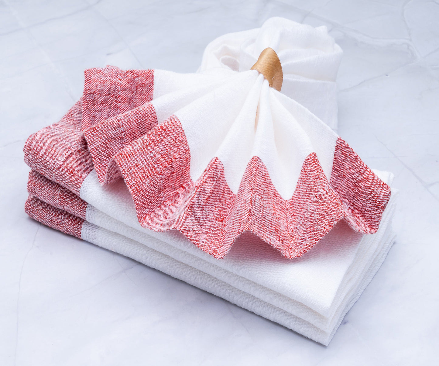 Border Linen Napkins