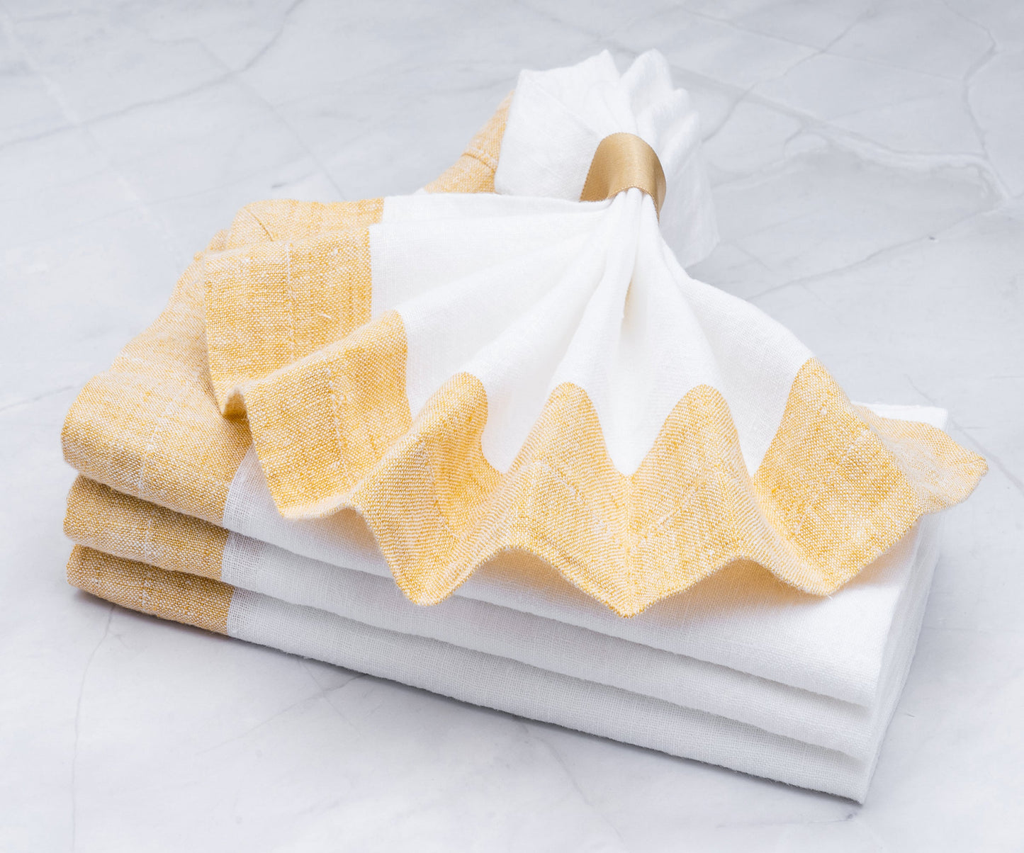 Border Linen Napkins